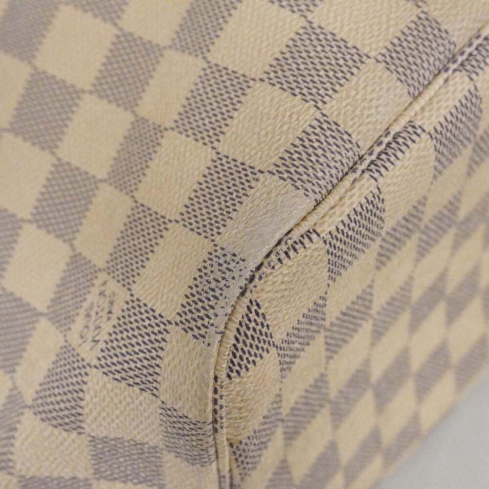 Louis Vuitton Damier Azur Neverfull MM Tote Bag N51107 White Women's - Picture 6 of 16